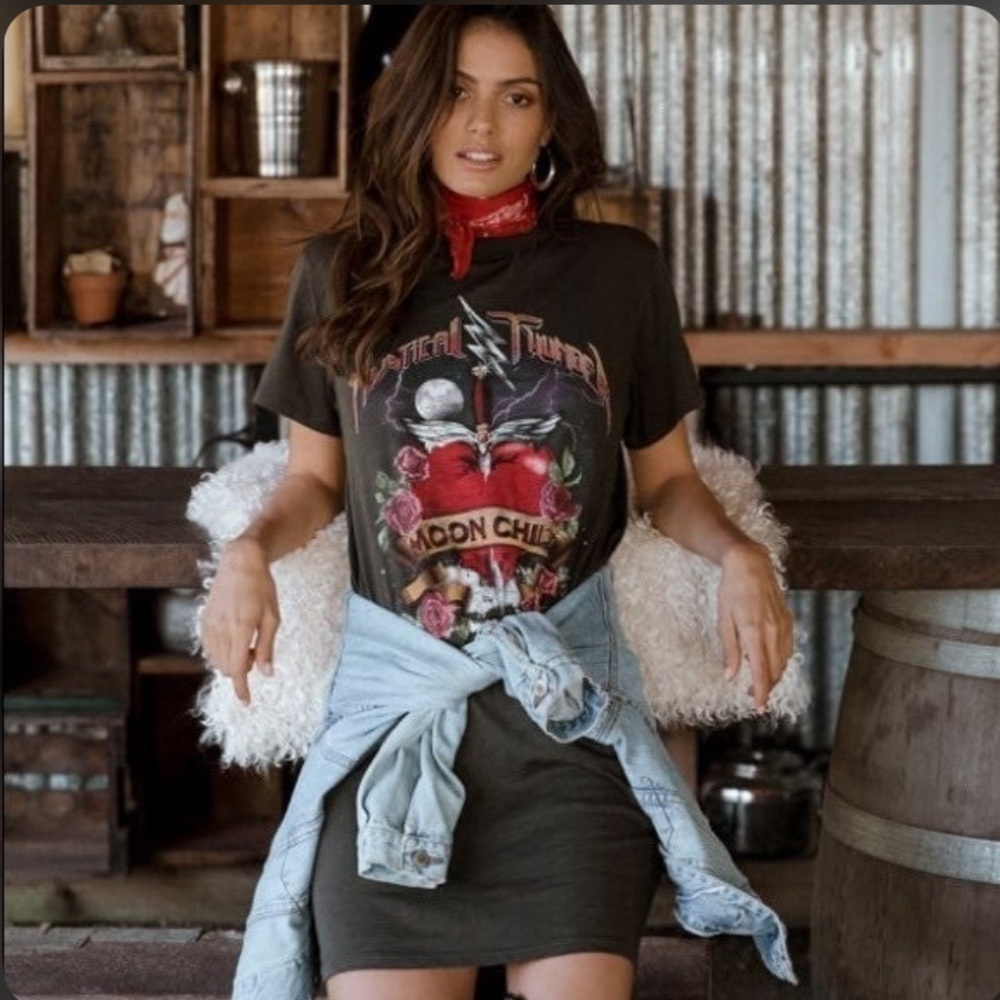 SPELL MYSTICAL THUNDER TSHIRT DRESS